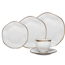 54 Peças Aparelho de Jantar em Porcelana Conjunto de Luxo - ATENCIPA BLACK 26/11
